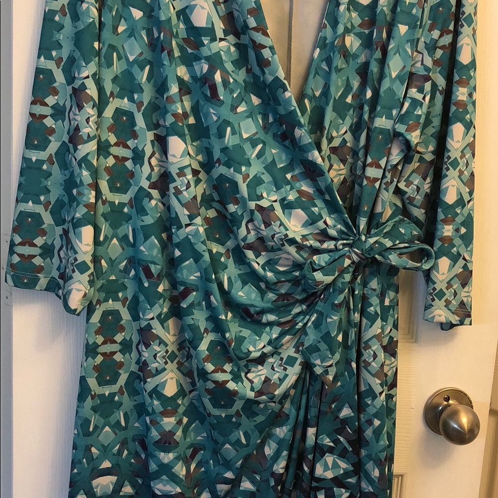 Plus Size Wrap Dress